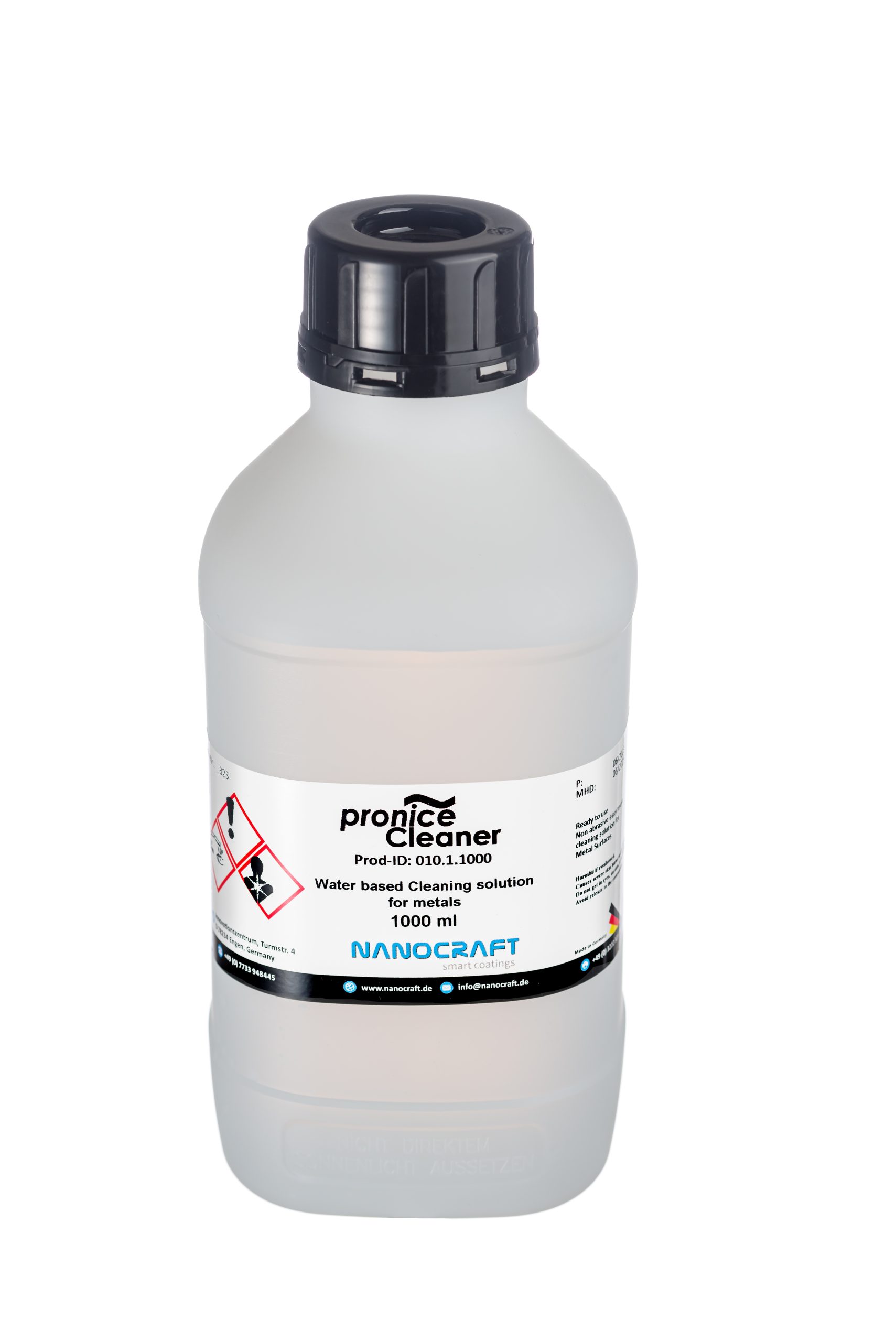 Pronice Cleaner is a chemical cleaning of silver surface